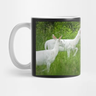 White Deer Mug